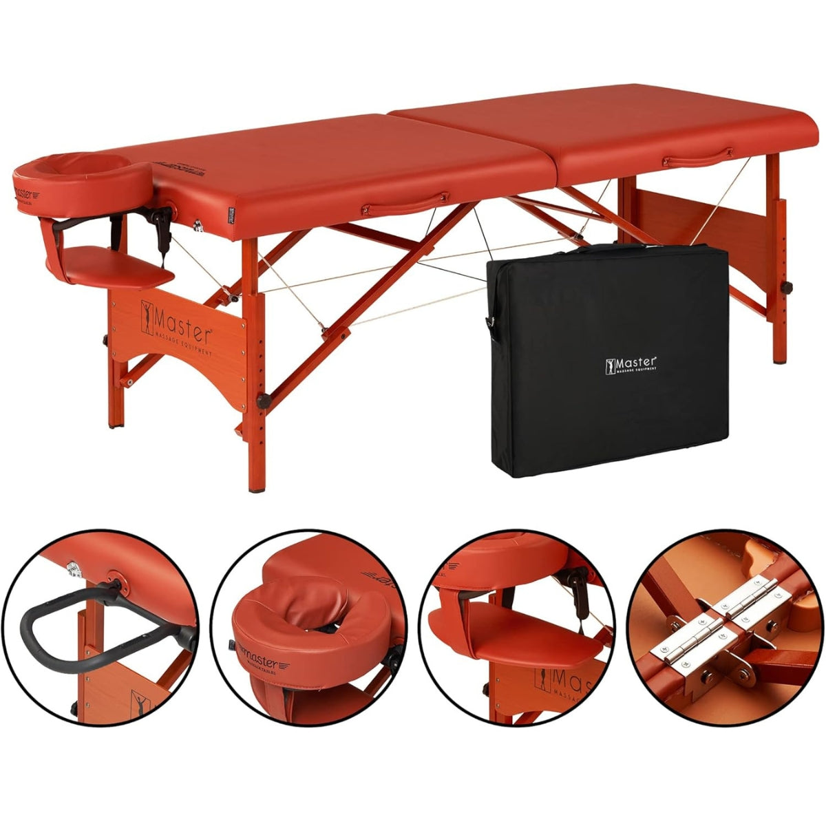MASTER Fairlane Pro 25" Portable Massage Table – Cinnamon